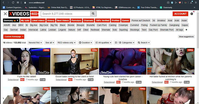 xvideos red dashboard