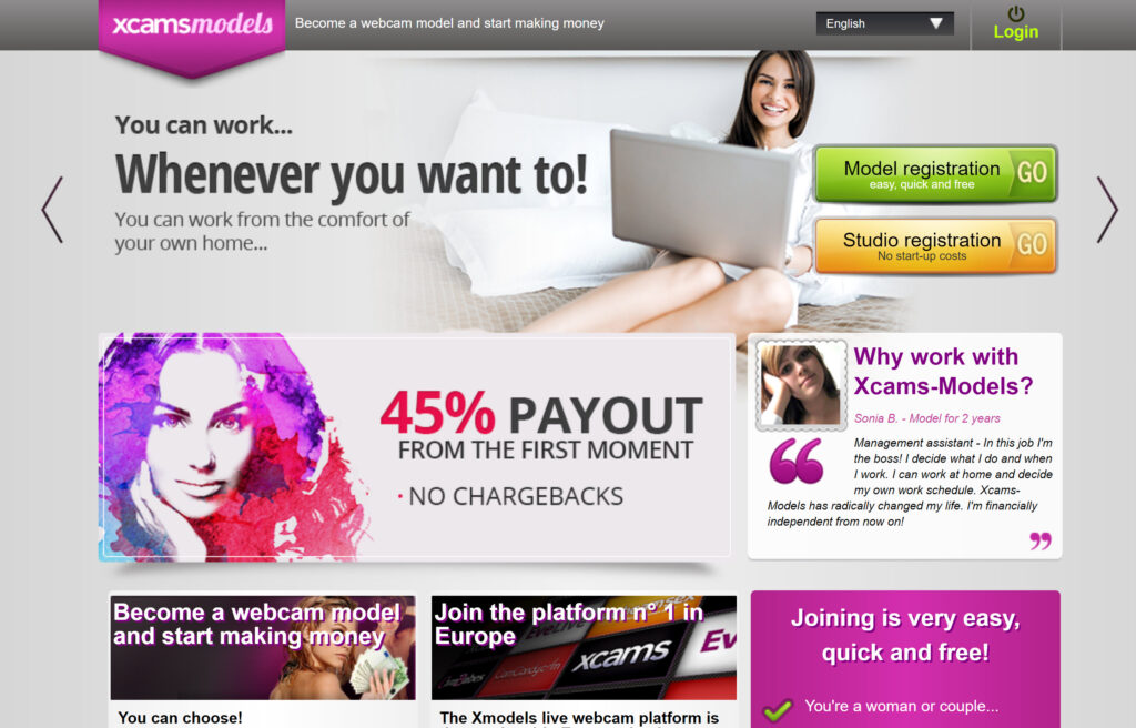 xmodels homepage